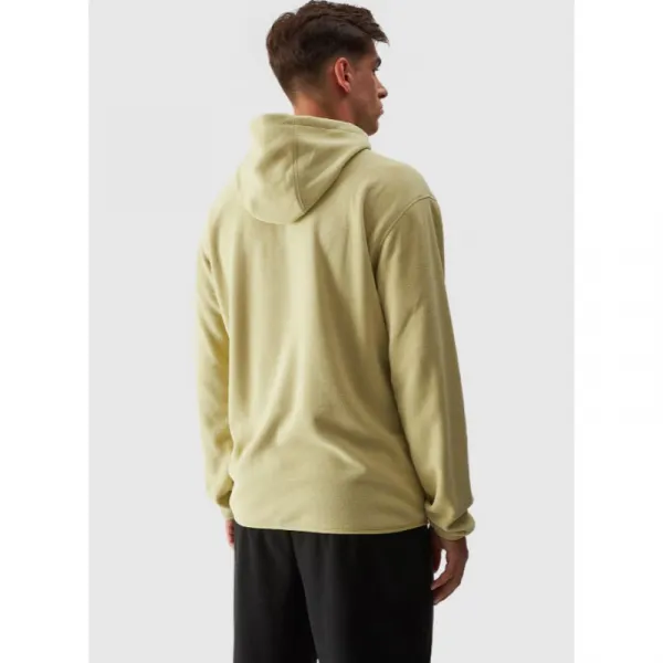 Pánska flisová mikina so zipsom 4F FLEECE-WAW24TFLEM252-44S-OLIVE
