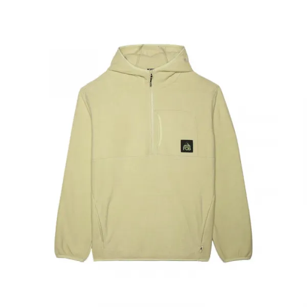 Pánska flisová mikina so zipsom 4F FLEECE-WAW24TFLEM252-44S-OLIVE