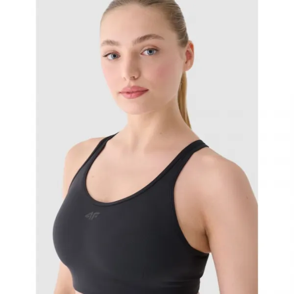Kompresná podprsenka 4F SPORT BRA-WAW24USBAF137-22S-ANTHRACITE
