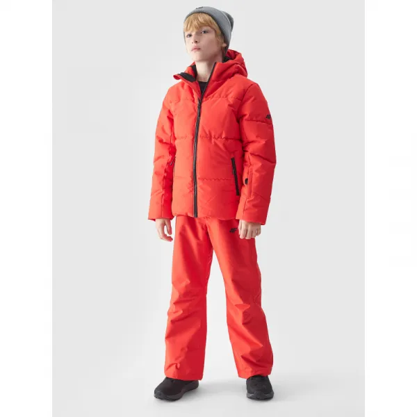 Chlapčenská lyžiarska bunda 4F JUNIOR TECHNICAL JACKET-JWAW24TTJAM534-62S-RED