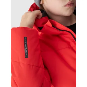 Chlapčenská lyžiarska bunda 4F JUNIOR TECHNICAL JACKET-JWAW24TTJAM534-62S-RED