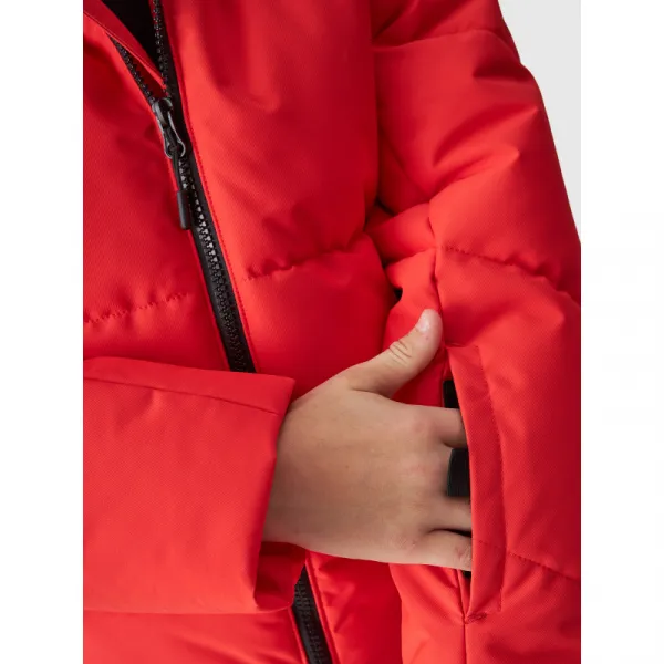 Chlapčenská lyžiarska bunda 4F JUNIOR TECHNICAL JACKET-JWAW24TTJAM534-62S-RED