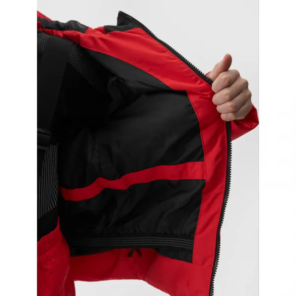 Chlapčenská lyžiarska bunda 4F JUNIOR TECHNICAL JACKET-JWAW24TTJAM534-62S-RED