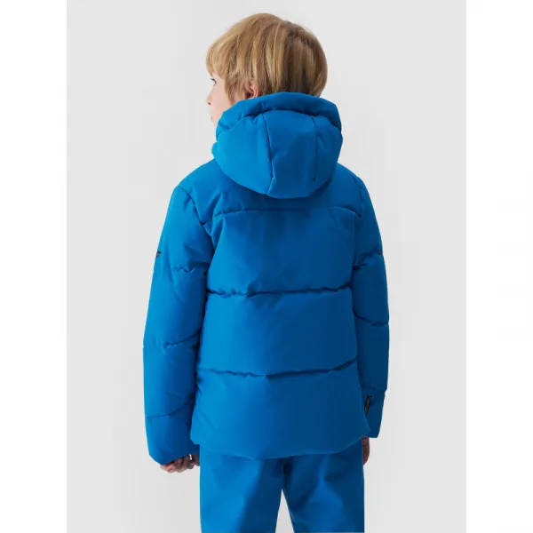 Chlapčenská lyžiarska bunda 4F JUNIOR TECHNICAL JACKET-JWAW24TTJAM534-33S-BLUE