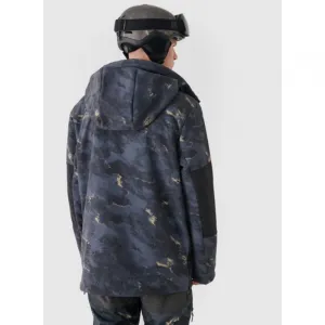 Pánska lyžiarska bunda 4F TECHNICAL JACKET-WAW24TTJAM510-90A-MULTICOLOUR ALLOVER