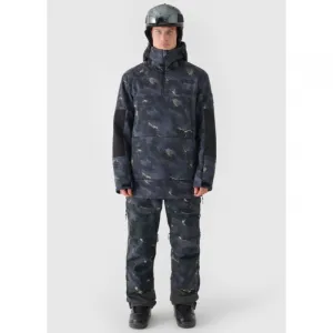 Pánska lyžiarska bunda 4F TECHNICAL JACKET-WAW24TTJAM510-90A-MULTICOLOUR ALLOVER