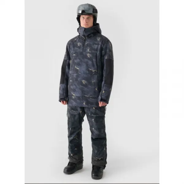 Pánska lyžiarska bunda 4F TECHNICAL JACKET-WAW24TTJAM510-90A-MULTICOLOUR ALLOVER
