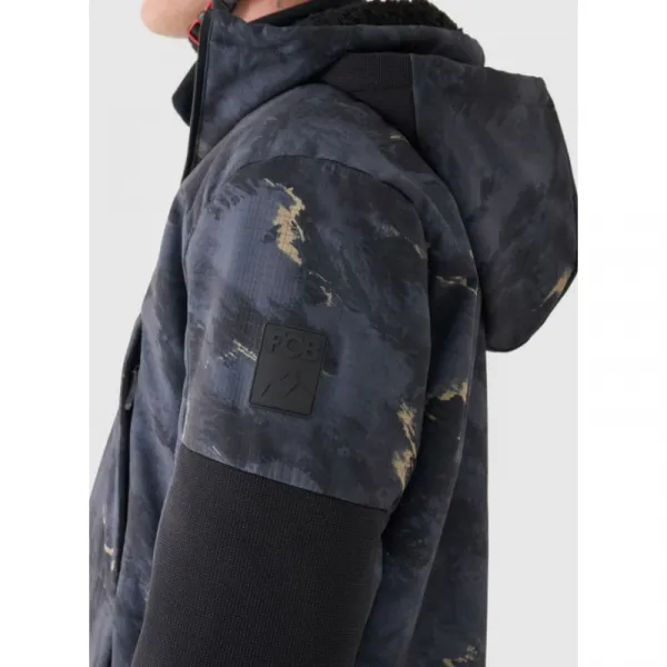 Pánska lyžiarska bunda 4F TECHNICAL JACKET-WAW24TTJAM510-90A-MULTICOLOUR ALLOVER