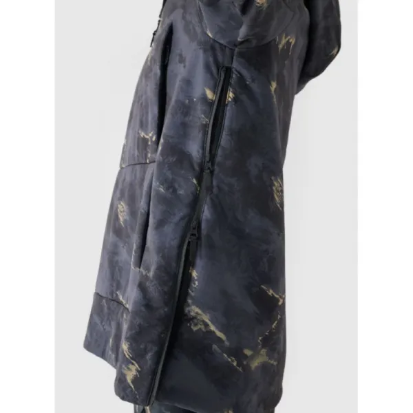 Pánska lyžiarska bunda 4F TECHNICAL JACKET-WAW24TTJAM510-90A-MULTICOLOUR ALLOVER