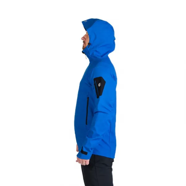 Pánska turistická softshellová bunda NORTHFINDER FABIO-281blue