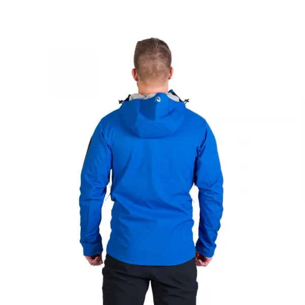 Pánska turistická softshellová bunda NORTHFINDER FABIO-281blue