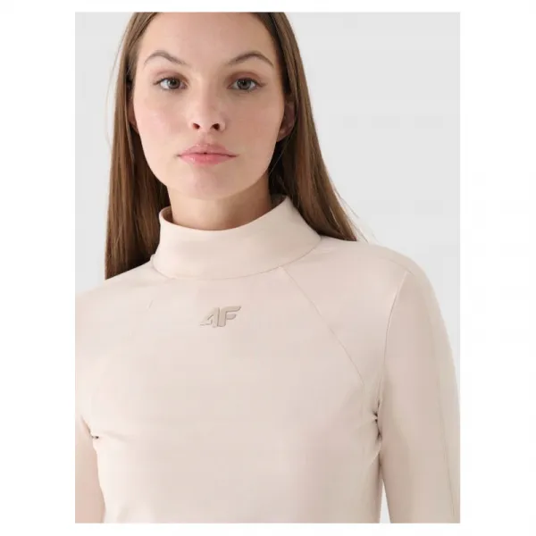 Dámske tričko 4F BRUSHED UNDERWEAR-WAW24UBRUF071-83S-BEIGE
