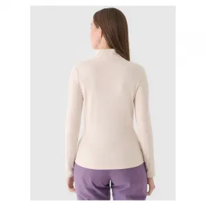 Dámske tričko 4F BRUSHED UNDERWEAR-WAW24UBRUF071-83S-BEIGE