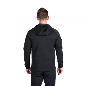 Pánska turistická mikina so zipsom NORTHFINDER GIOELE-411greyblack