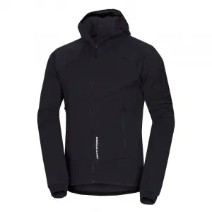 Pánska turistická mikina so zipsom NORTHFINDER GIOELE-411greyblack