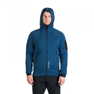 Pánska turistická mikina so zipsom NORTHFINDER GIOELE-282blueblack