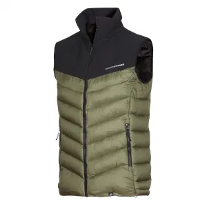 Pánska turistická vesta NORTHFINDER FILIPPO-550blackdarkgreen