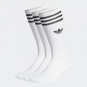 Ponožky ADIDAS ORIGINALS 3 PACK-HIGH CREW SOCK- WHITE