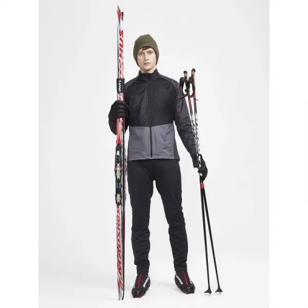Pánske zateplené bežecké legíny CRAFT STORM BALANCE TIGHTS M-999000-Black