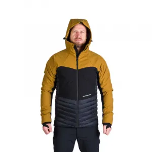 Pánska turistická bunda NORTHFINDER WATSON 579mustardblack