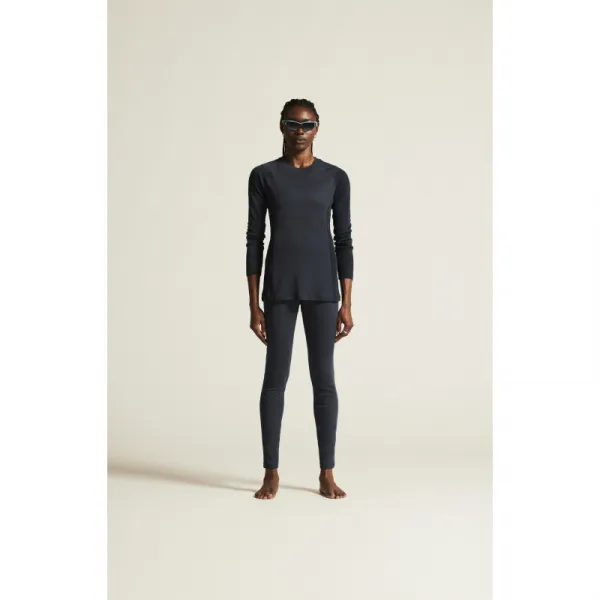 Dámske termoprádlo vrchný a spodný diel CRAFT CORE WARM BASELAYER SET W-375395-Blues DK Navy