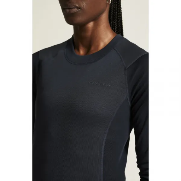 Dámske termoprádlo vrchný a spodný diel CRAFT CORE WARM BASELAYER SET W-375395-Blues DK Navy