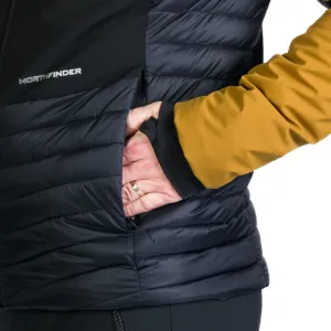 Pánska turistická bunda NORTHFINDER WATSON 579mustardblack