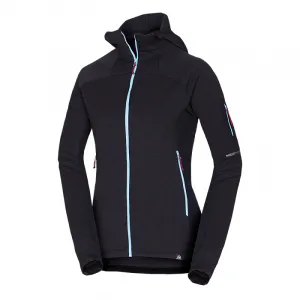 Dámska turistická mikina so zipsom NORTHFINDER DARLA-270blackblack
