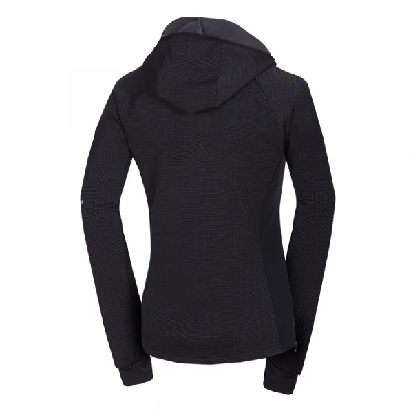 Dámska turistická mikina so zipsom NORTHFINDER DARLA-270blackblack