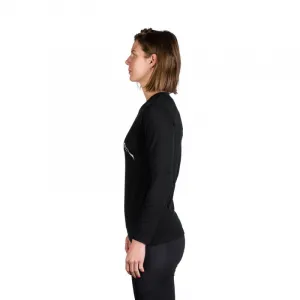 Dámske turistické tričko s dlhým rukávom NORTHFINDER SHARI-269black