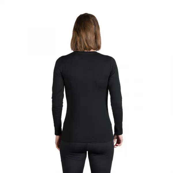 Dámske turistické tričko s dlhým rukávom NORTHFINDER SHARI-269black