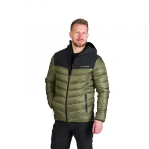 Pánska turistická bunda NORTHFINDER FEDERICO-550blackdarkgreen