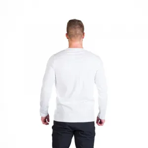 Pánske turistické tričko s dlhým rukávom NORTHFINDER CLAIR-377white