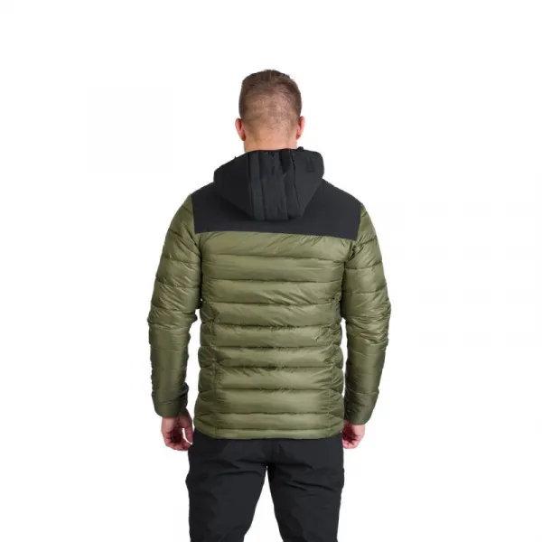 Pánska turistická bunda NORTHFINDER FEDERICO-550blackdarkgreen