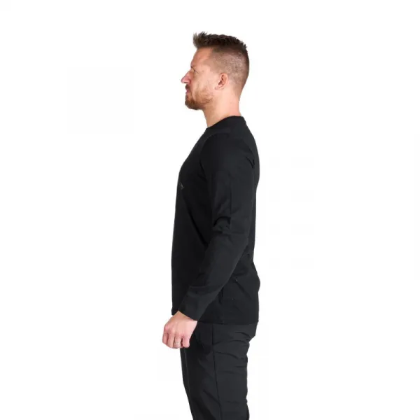 Pánske turistické tričko s dlhým rukávom NORTHFINDER CLAIR-269black
