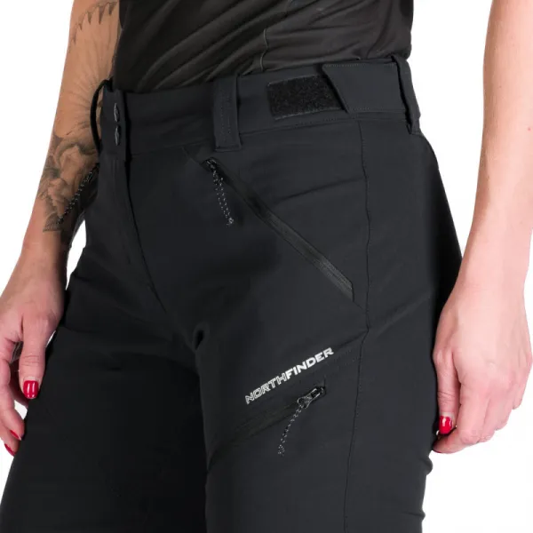 Dámske turistické nohavice NORTHFINDER ROBYN-269black