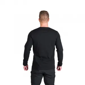Pánske turistické tričko s dlhým rukávom NORTHFINDER STEWART-269black
