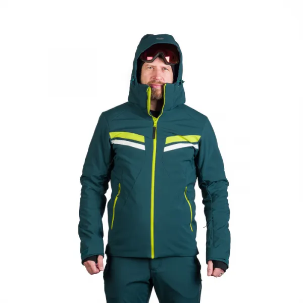 Pánska lyžiarska bunda NORTHFINDER UGO-640inkbluegreen
