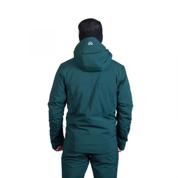 Pánska lyžiarska bunda NORTHFINDER UGO-640inkbluegreen