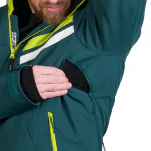 Pánska lyžiarska bunda NORTHFINDER UGO-640inkbluegreen