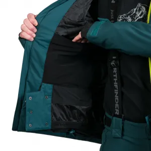 Pánska lyžiarska bunda NORTHFINDER UGO-640inkbluegreen