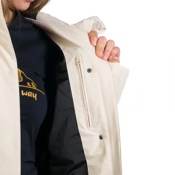Dámska bunda NORTHFINDER ROBIN-529creamwhite