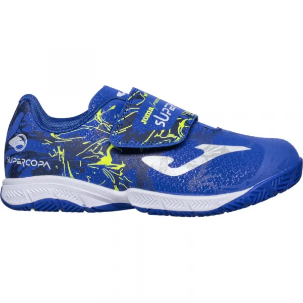 Chlapčenské futbalové kopačky halové JOMA Super Copa 2403 K IC royal blue