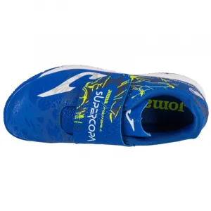 Chlapčenské futbalové kopačky halové JOMA Super Copa 2403 K IC royal blue