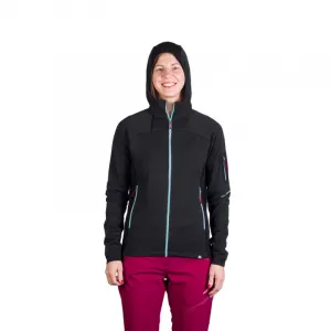 Dámska turistická mikina so zipsom NORTHFINDER DARLA-270blackblack