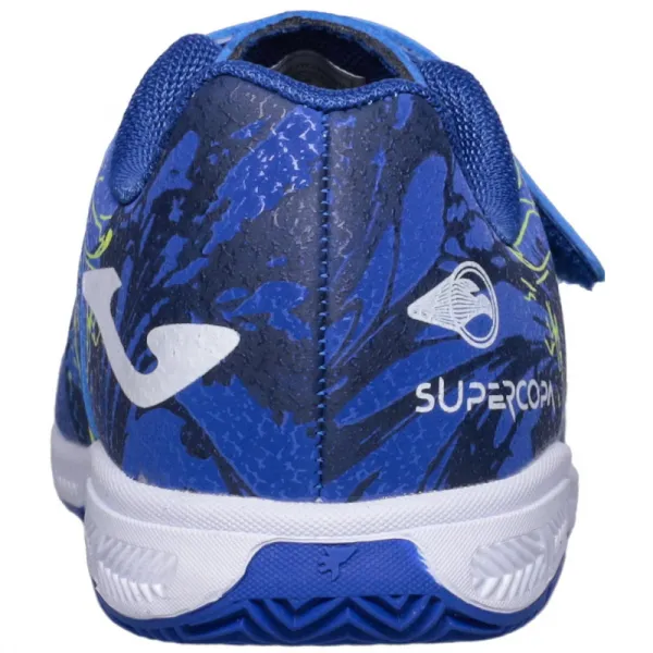 Chlapčenské futbalové kopačky halové JOMA Super Copa 2403 K IC royal blue