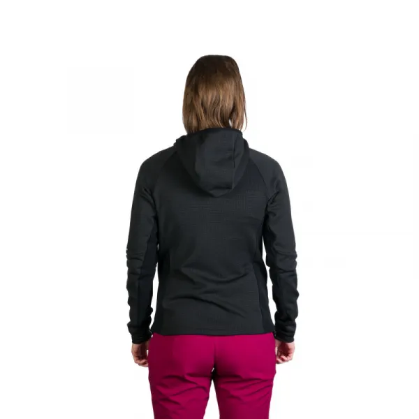 Dámska turistická mikina so zipsom NORTHFINDER DARLA-270blackblack