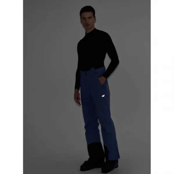 Pánske lyžiarske nohavice 4F TROUSERS FNK-WAW24TFTRM0756-32S-DENIM