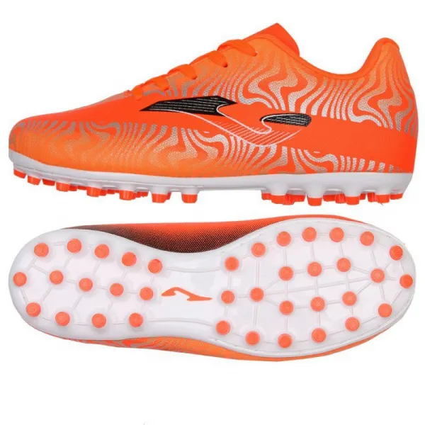 Chlapčenské futbalové kopačky outdoorové JOMA Evolution 2408 Jr FG orange
