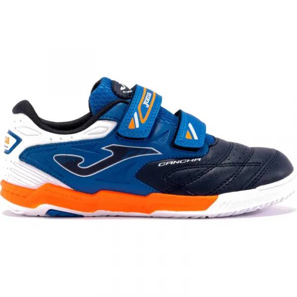 Chlapčenské futbalové kopačky halové JOMA Cancha 2403 K IC navy blue royal blue